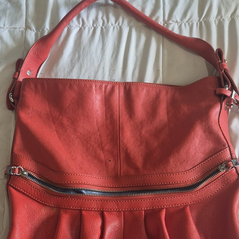 Elegant Red Shoulder Bag